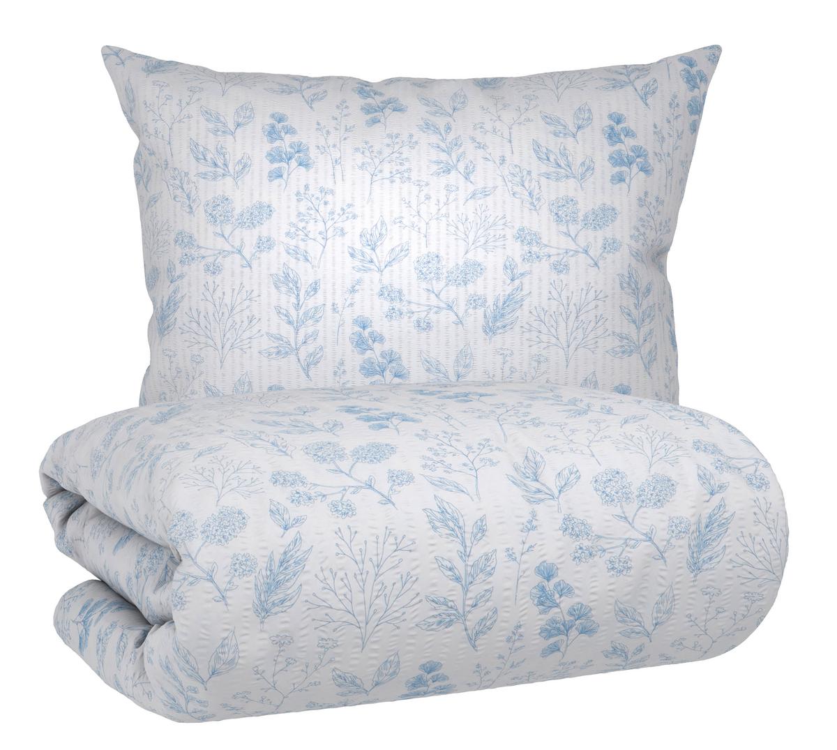 Bettwäsche Paris Hellblau ca. 140x200cm - Hellblau, Textil (140/200cm) - Mömax