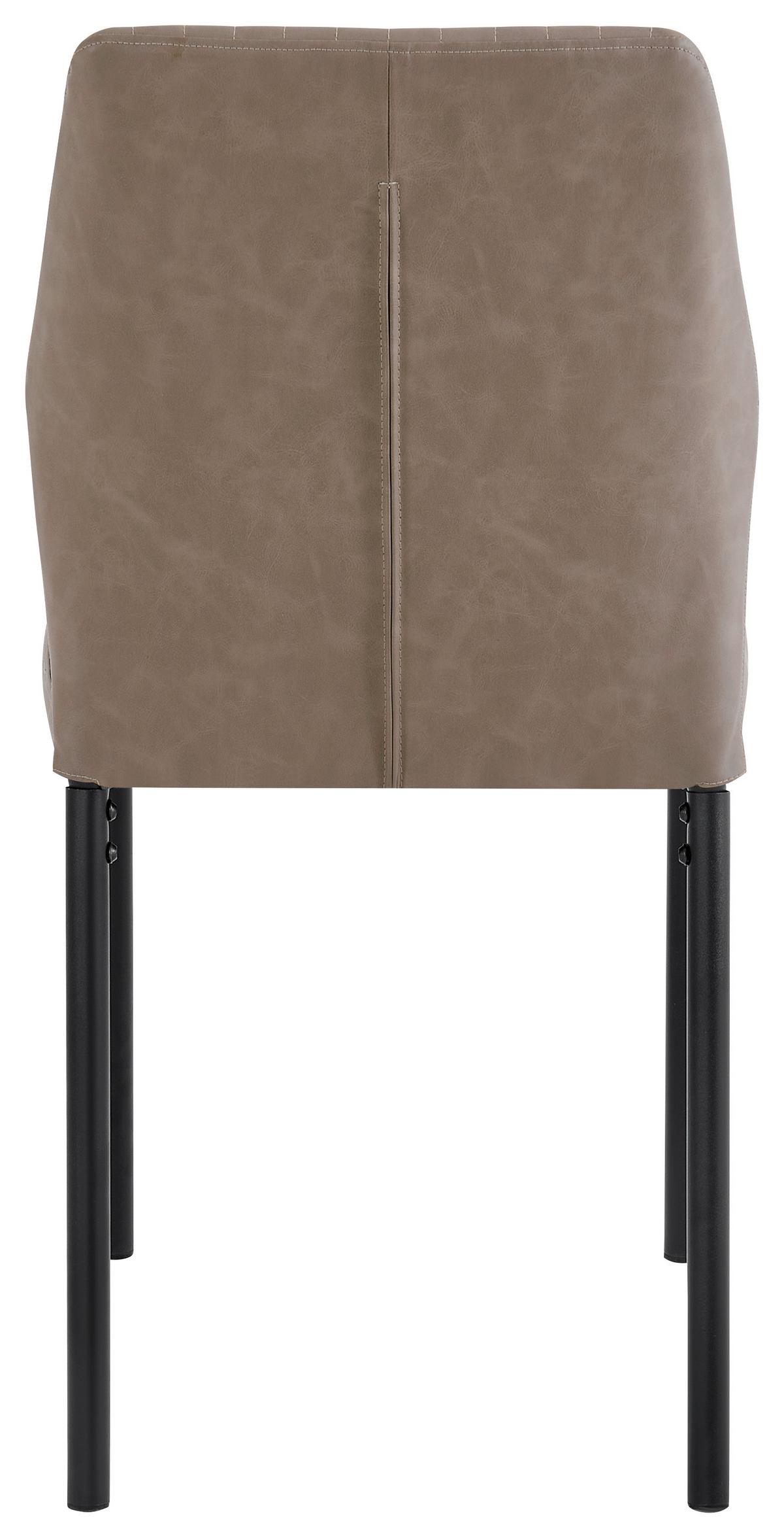 Stolica Hana - cappuccino/crna, Basics, metal/tekstil (44/86/52cm) - Best Price