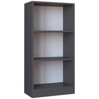 Regal Dilos, Siva - antracit, Moderno, leseni material (56/114/30cm) - MID.YOU