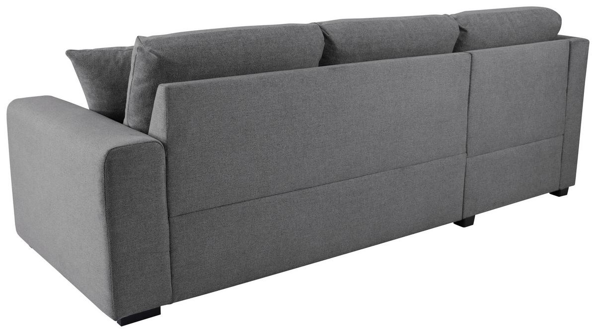 Kutna Garnitura Lukas - siva, Trend, tekstil (158/239cm) - Modern Living