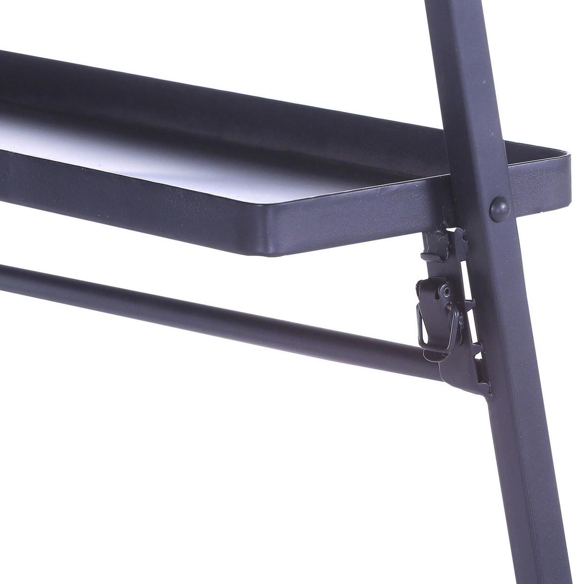 Wandgarderobe in Schwarz - Schwarz, MODERN, Glas/Metall (45/170/20cm) - Mömax