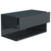 Nočna Omarica Usal Xl 60, Siva - antracit, Moderno, leseni material (60/30/32cm) - MID.YOU