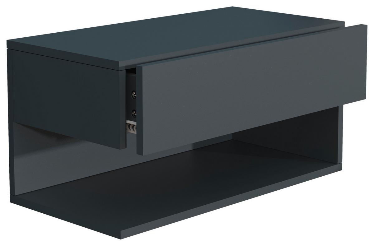 Nočna Omarica Usal Xl 60, Siva - antracit, Moderno, leseni material (60/30/32cm) - MID.YOU