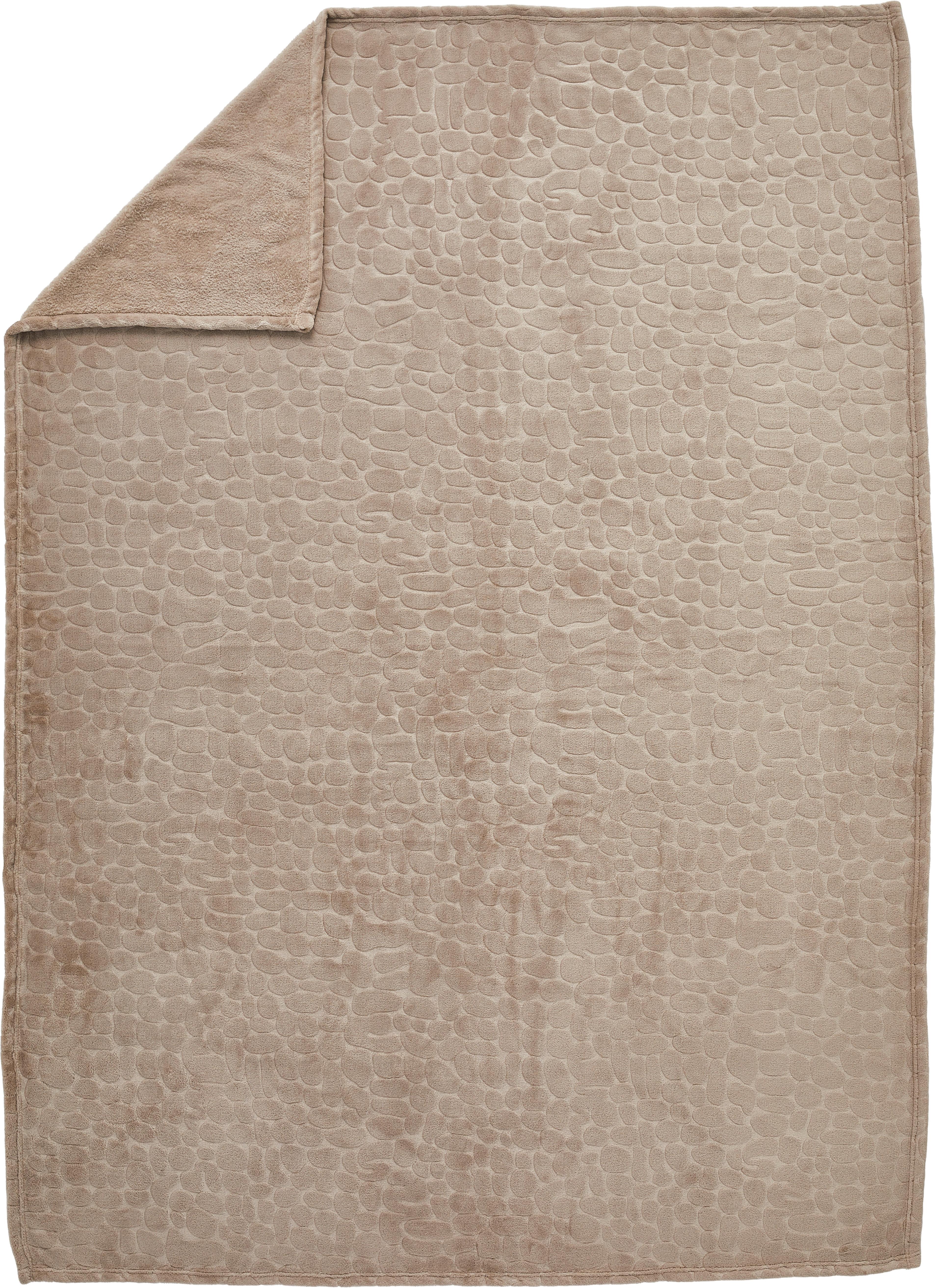 KOC POLAROWY STONE - taupe, tkanina (140/190cm) - Novel