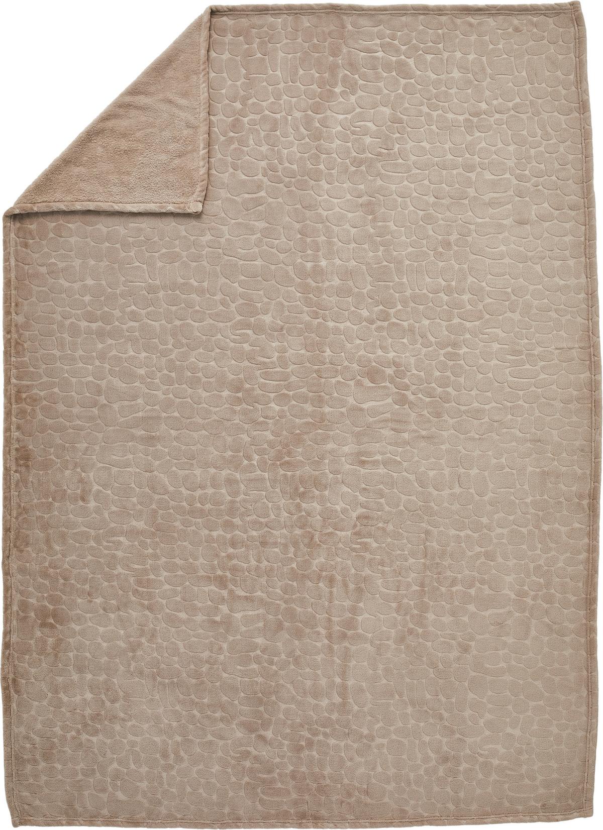 KOC POLAROWY STONE - taupe, tkanina (140/190cm) - Novel