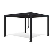 PERGOLA DELUXE PLUS 4X4M ANTHRAZIT - Anthrazit, Basics, Metall (400/255/400cm) - Gardenson