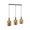 HÄNGLAMPA SIOP - bärnstensfärgad/champagne, Modern, metall/glas (80/20/120cm)