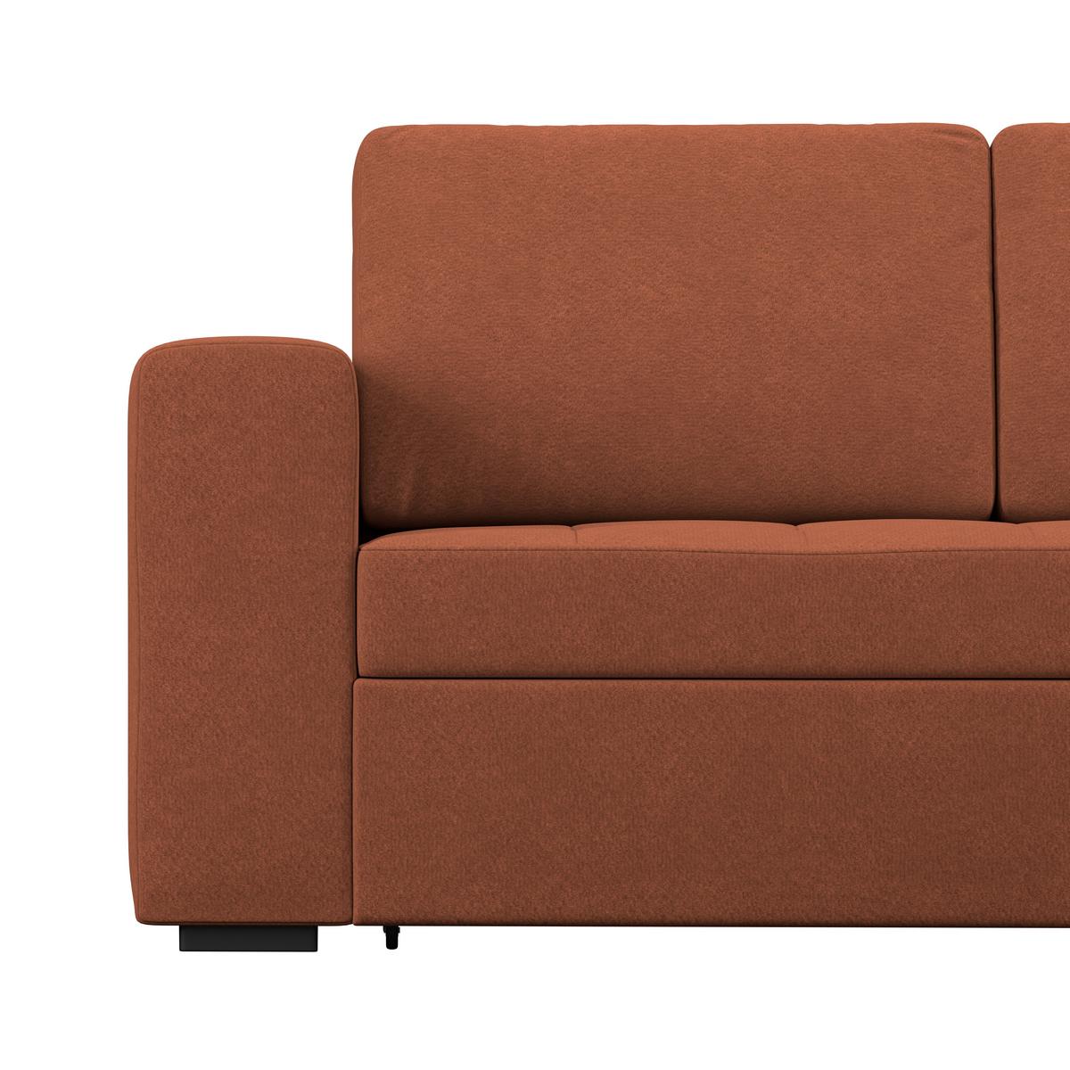 Kutna Garnitura Jan - boje hrđe, Trend, tekstil (247/155cm)