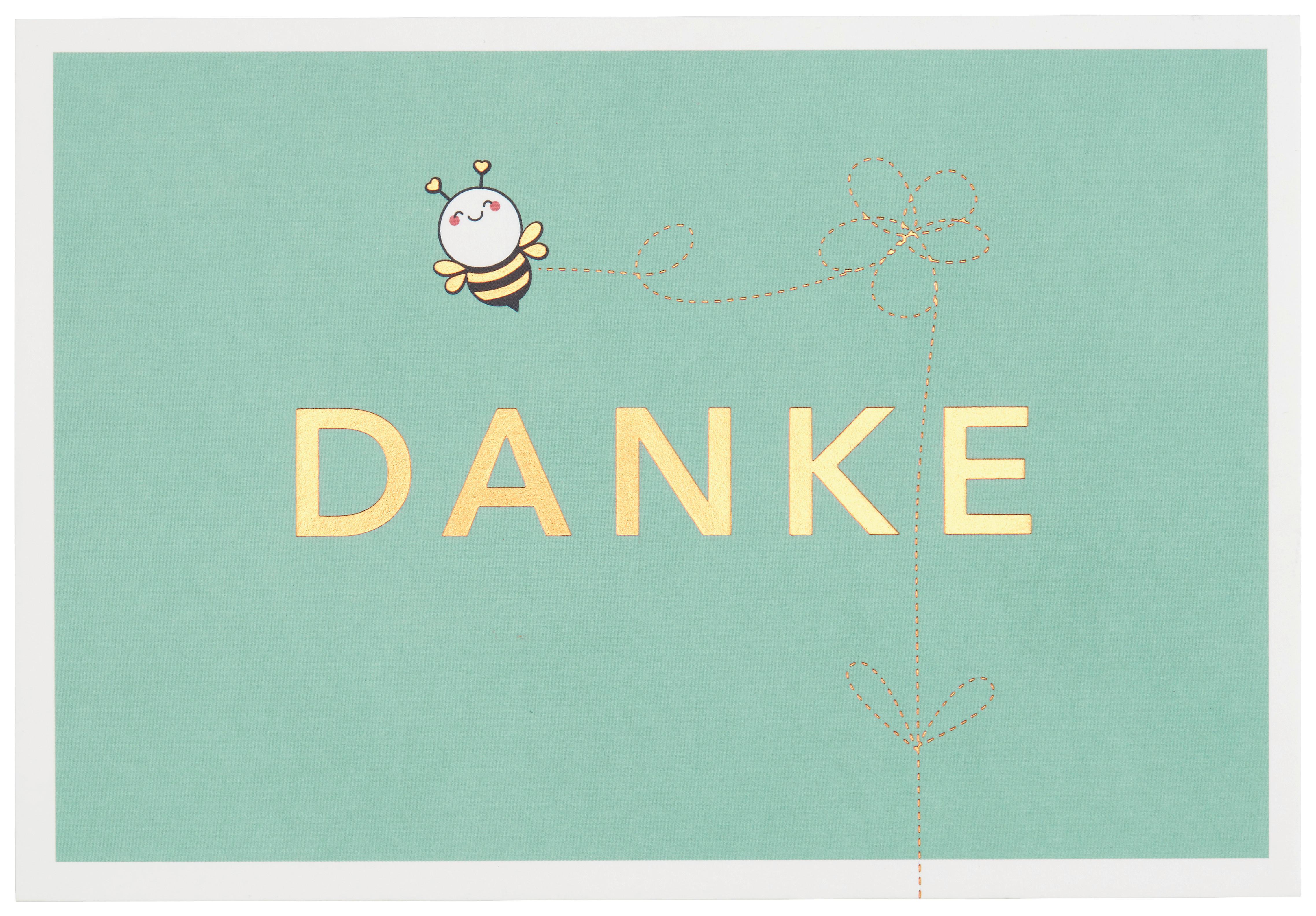 Postkarte Kupfergold in Multicolor - Multicolor, Basics, Papier (15,7/11,5cm)