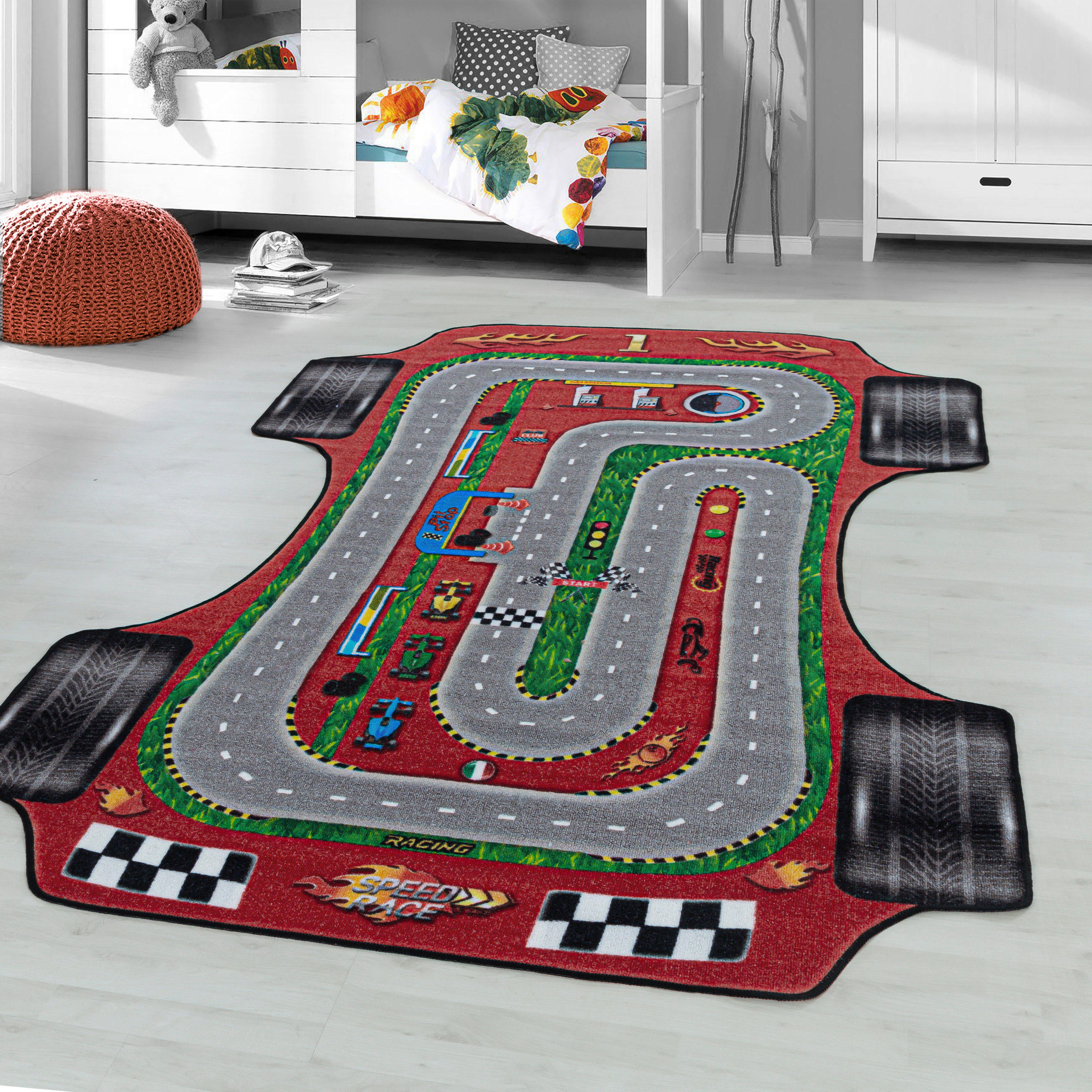 Kinderteppich Play 2907 Rot ca. 160x230cm - Rot, Trend, Textil (160/230cm)
