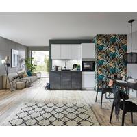 Kuhinjski Blok Touch/laser - črna/bela, Trendi, kovina/leseni material (204cm) - Nobilia