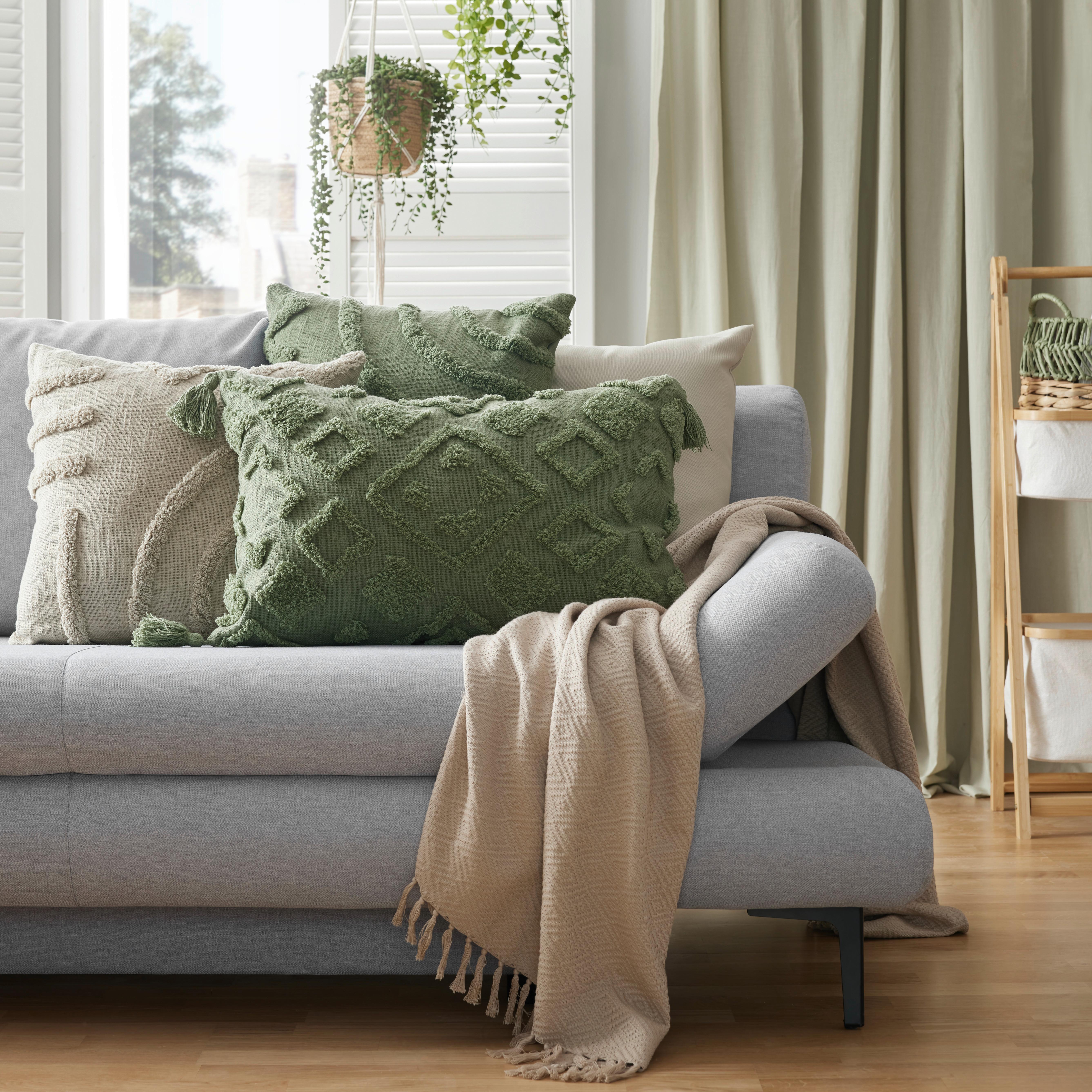 Díszpárna Bob - natúr, Modern, textil (45/45cm) - Premium Living