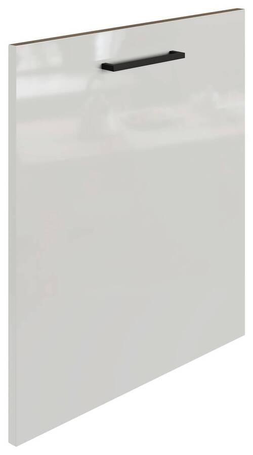 Geschirrspülerblende in Lichtgrau glänzend - Grau, MODERN, Holzwerkstoff (59,4/68,2cm) - FlexWell