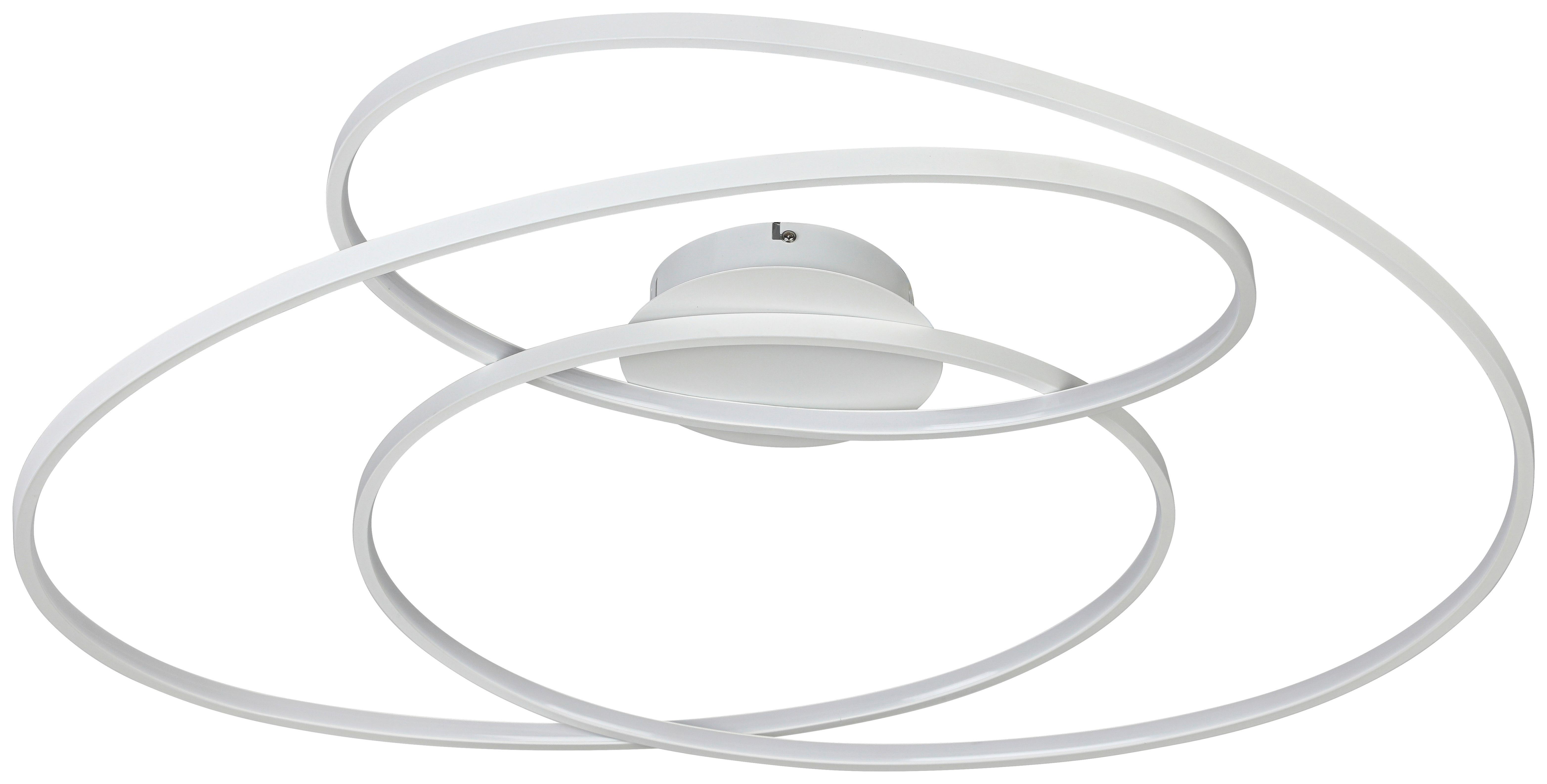 LED-TAKLAMPA WILMA - vit, Modern, metall/plast (65/80/15,5cm) - Mömax