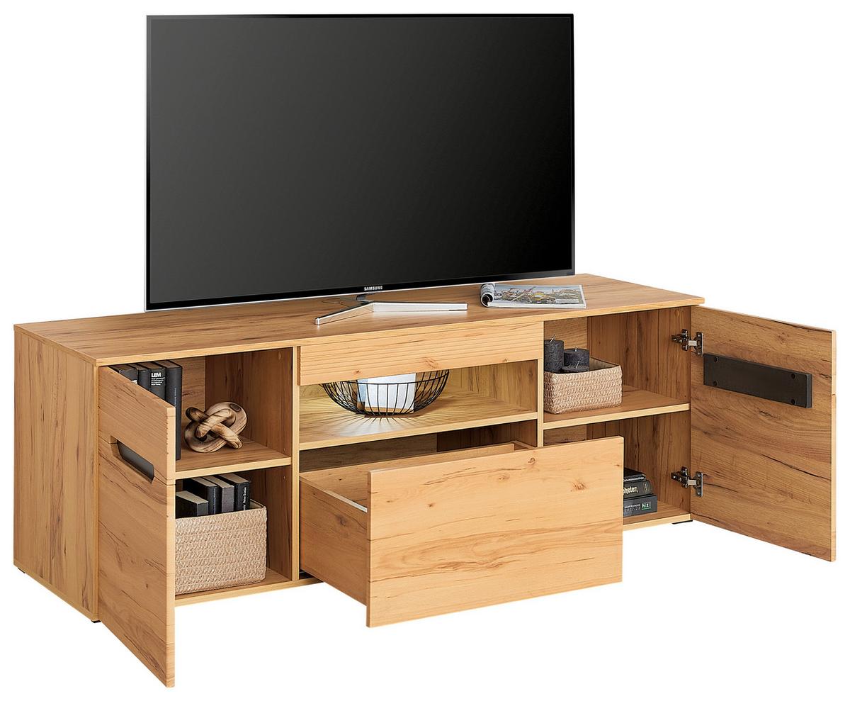 Tv-element Alana, Barva Bukve - Moderno, umetna masa/leseni material (156,6/57,4/50cm) - Mömax