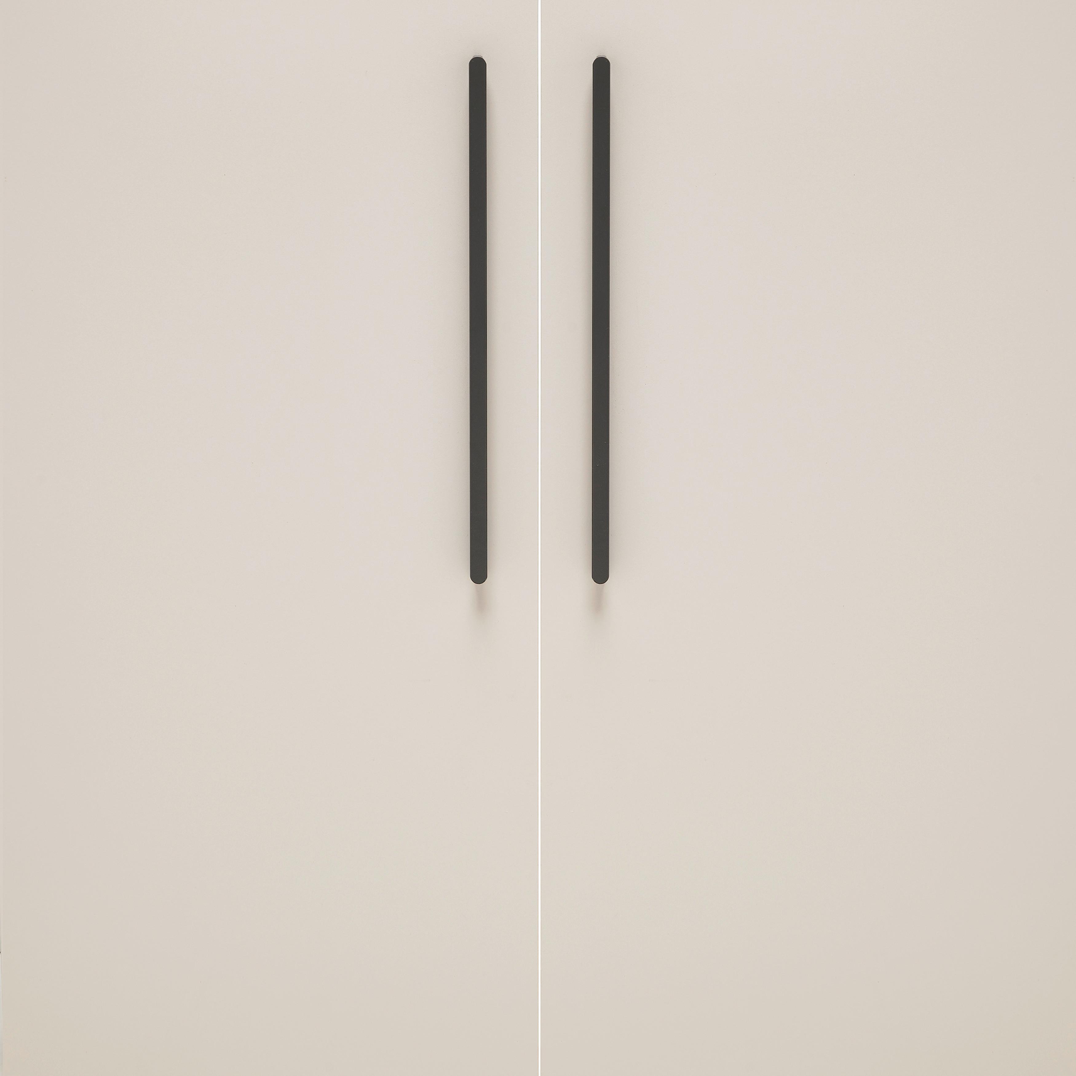 DÖRRSET MASSICCIO - champagne/antracit, Modern, metall/trämaterial (74/101cm) - Mömax