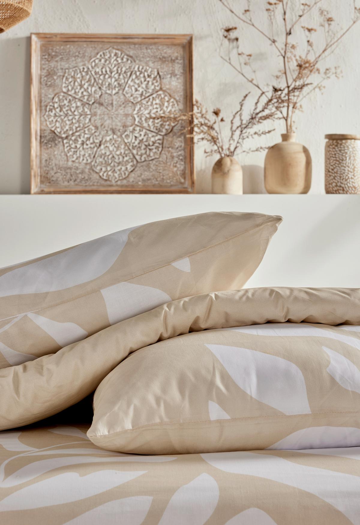 Posteljnina Sunshine - biserna, Moderno, tekstil (140/200cm)