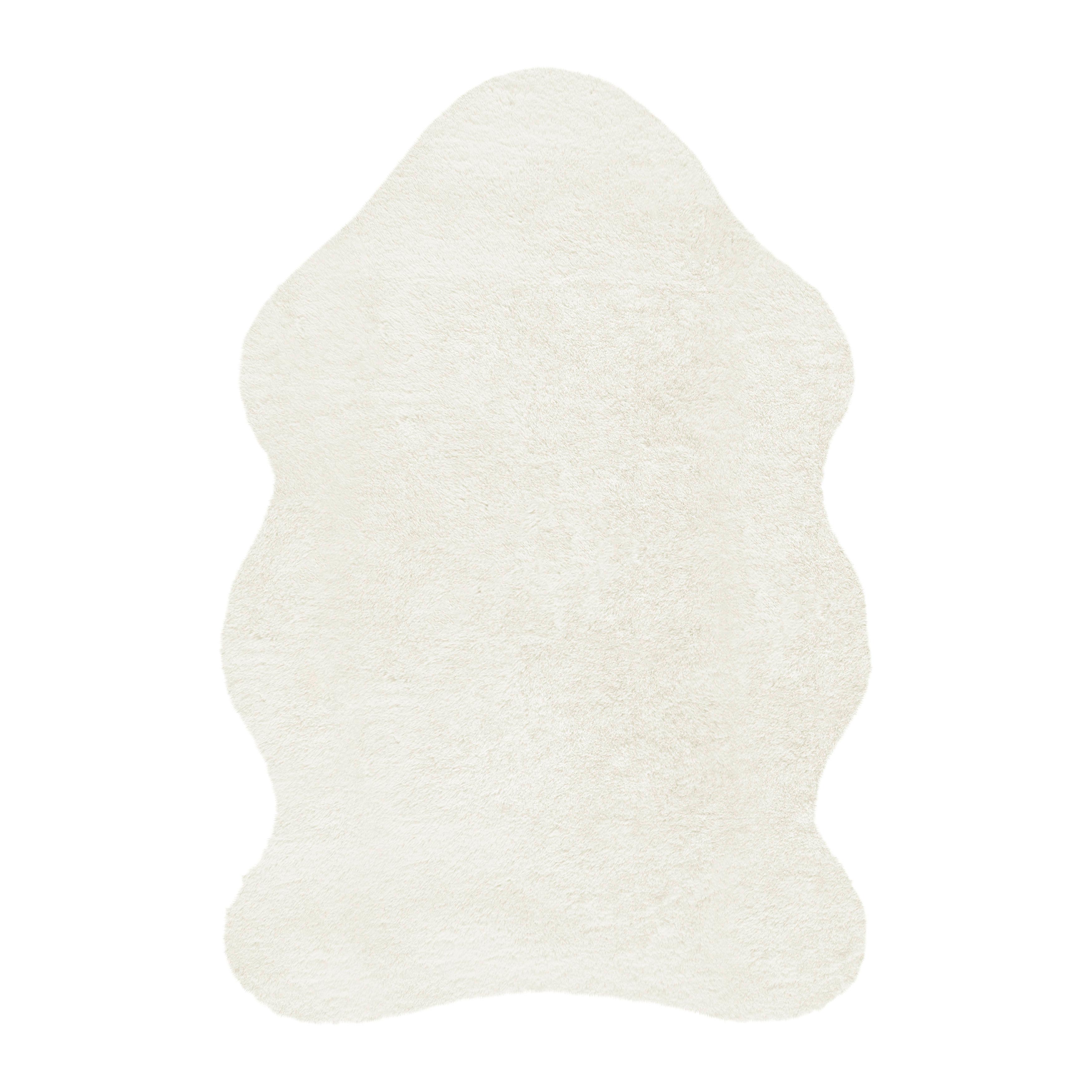 Kunstfell Nico 1 Creme ca. 60x90cm - Creme, Konventionell, Fell (60/90cm) - Mömax