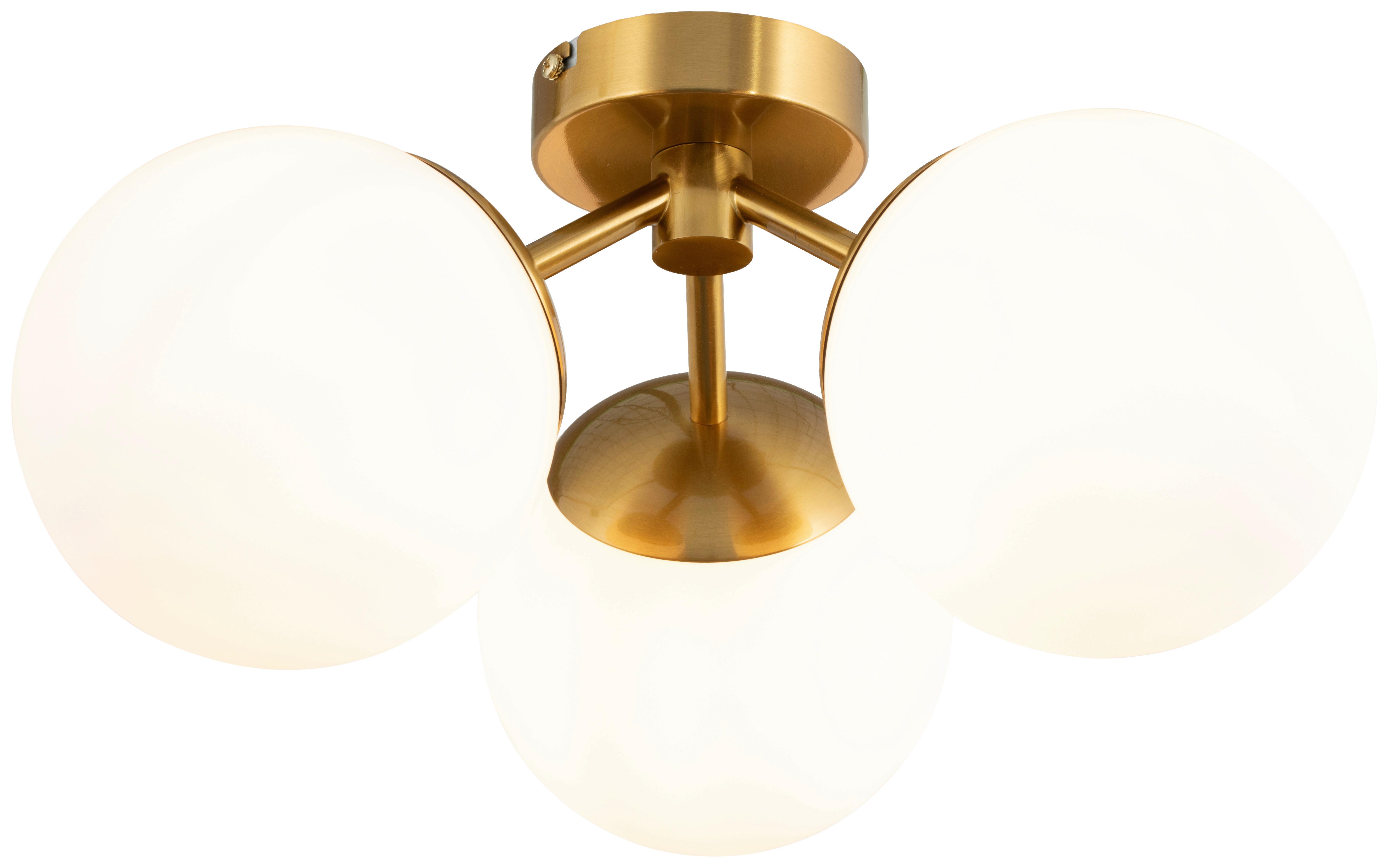 LAMPA SUFITOWA PINA - biały, Trend, metal/szkło (35/20cm) - Novel