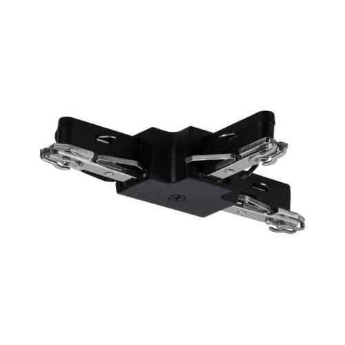 Schienensystem-Verbinder Urail in Schwarz - Schwarz, Design, Kunststoff/Metall (10,4/1,8/6,2cm) - Paulmann