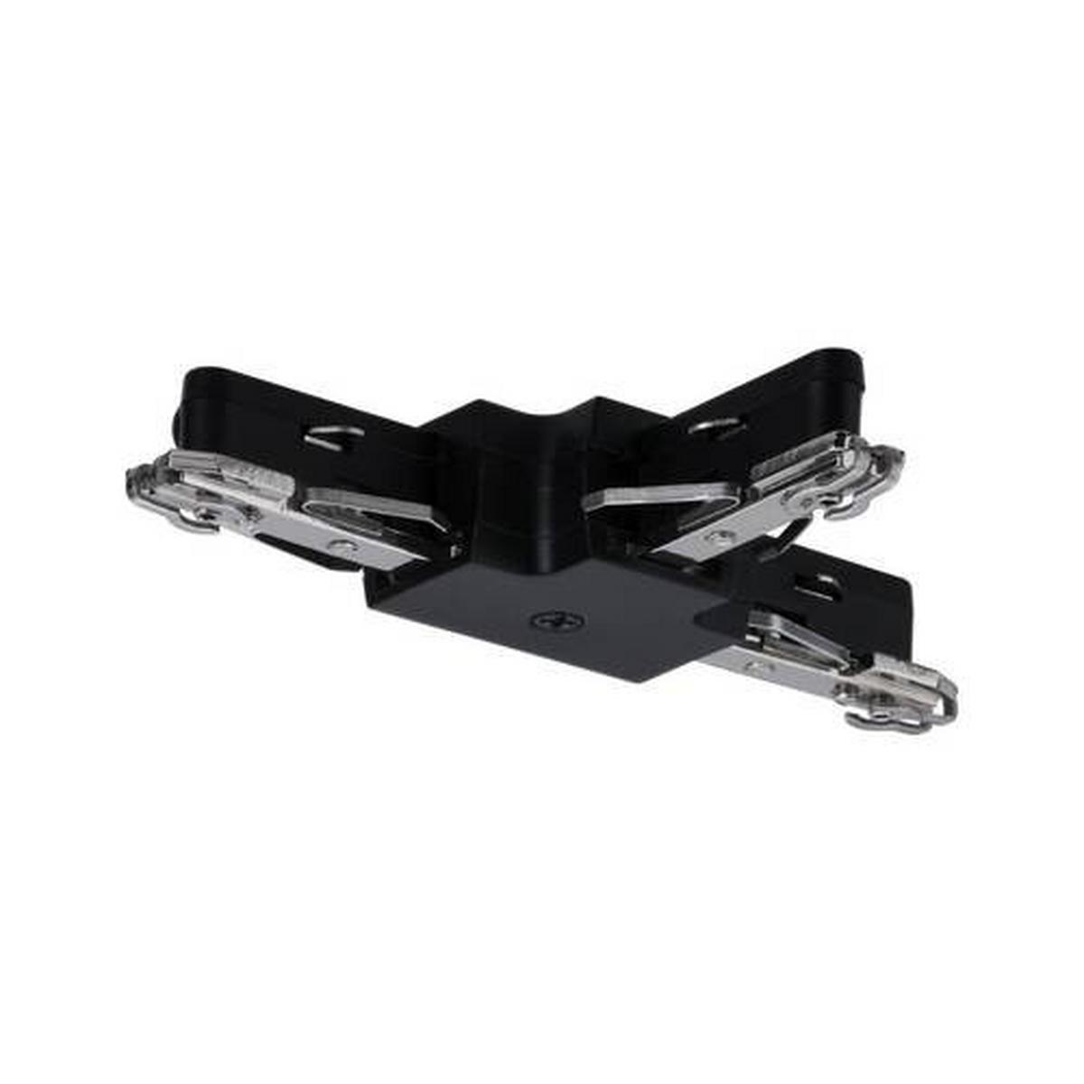 Schienensystem-Verbinder Urail in Schwarz - Schwarz, Design, Kunststoff/Metall (10,4/1,8/6,2cm) - Paulmann