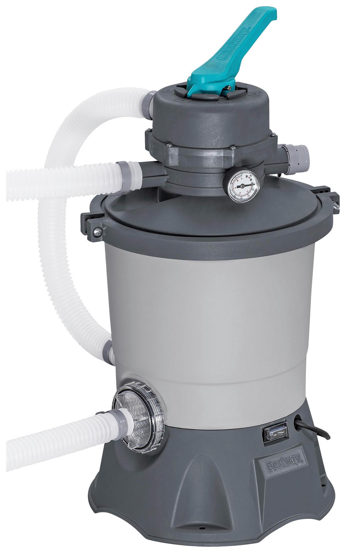 POMPA Z FILTREM PIASKOWYM FLOWCLEAR - biały/szary, Konventionell, tworzywo sztuczne/metal (30,6/30,6/62cm) - Bestway