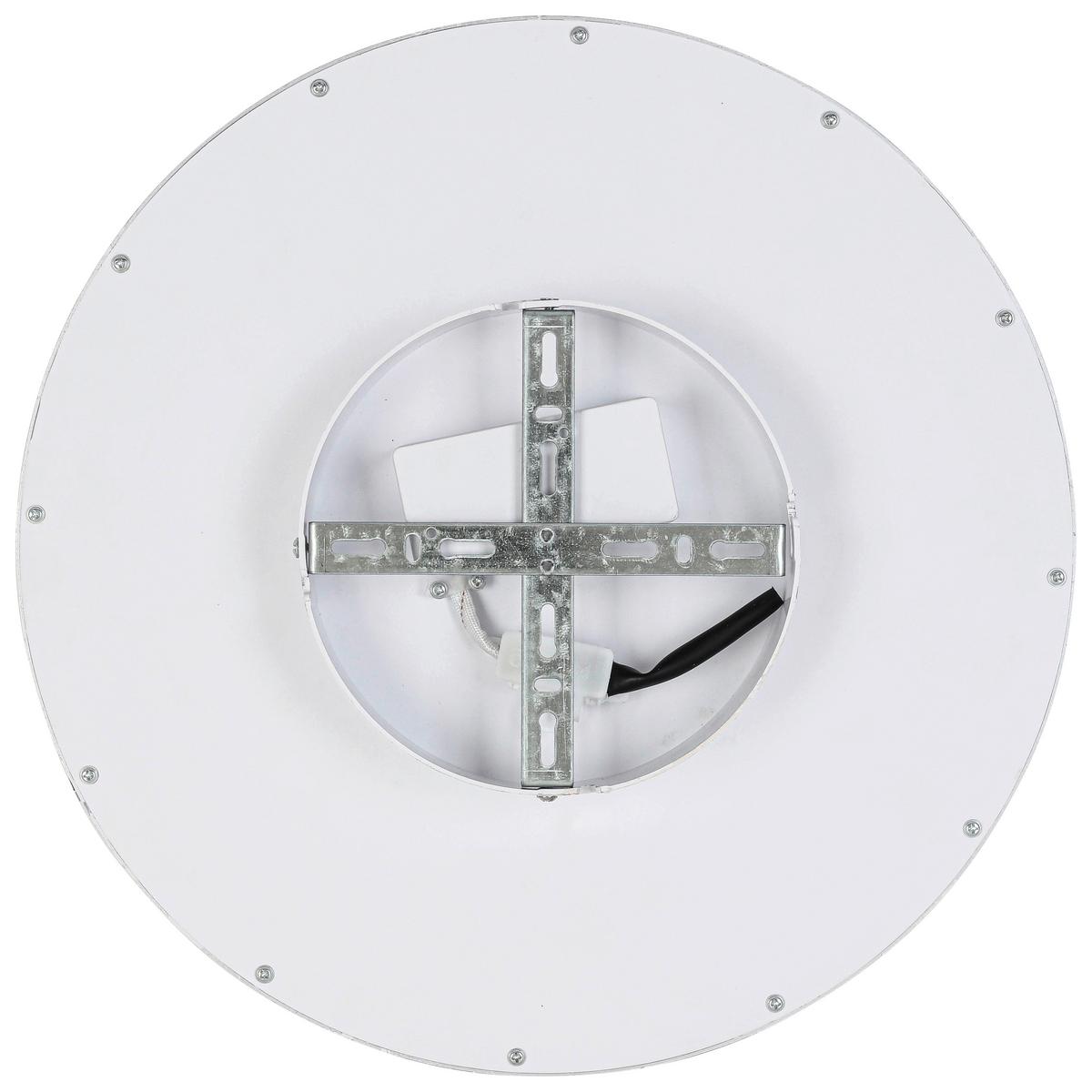 Led Stropna Svjetiljka Imo - bijela/srebrne boje, Romantično / ladanjski, plastika (40/5cm) - Mömax