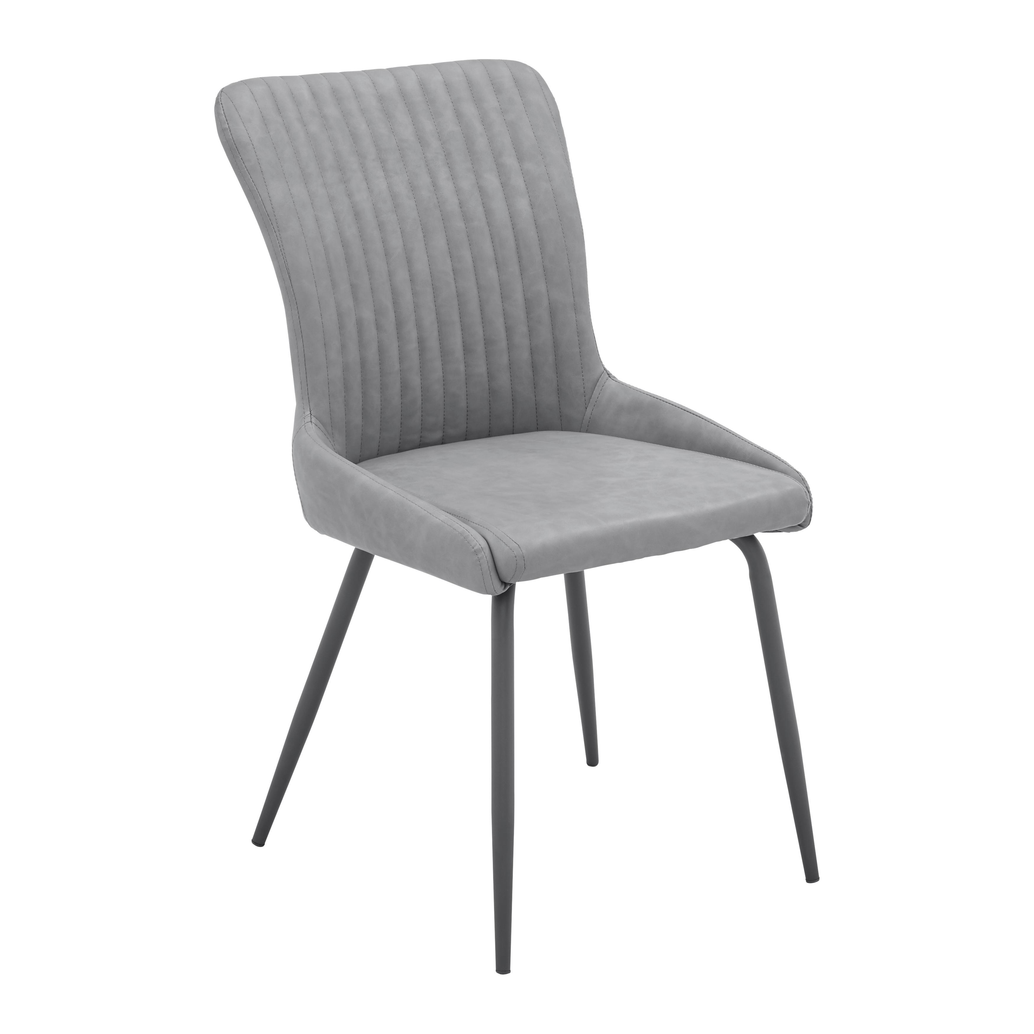 KRZESŁO PIPPO - czarny/szary, Modern, metal/tkanina (60/86/45cm) - Bessagi Home