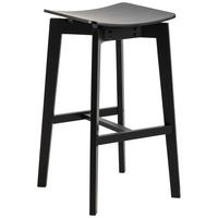 Bárszék Rocky - fekete, Design, fa (44,5/76/44,5cm) - Mömax