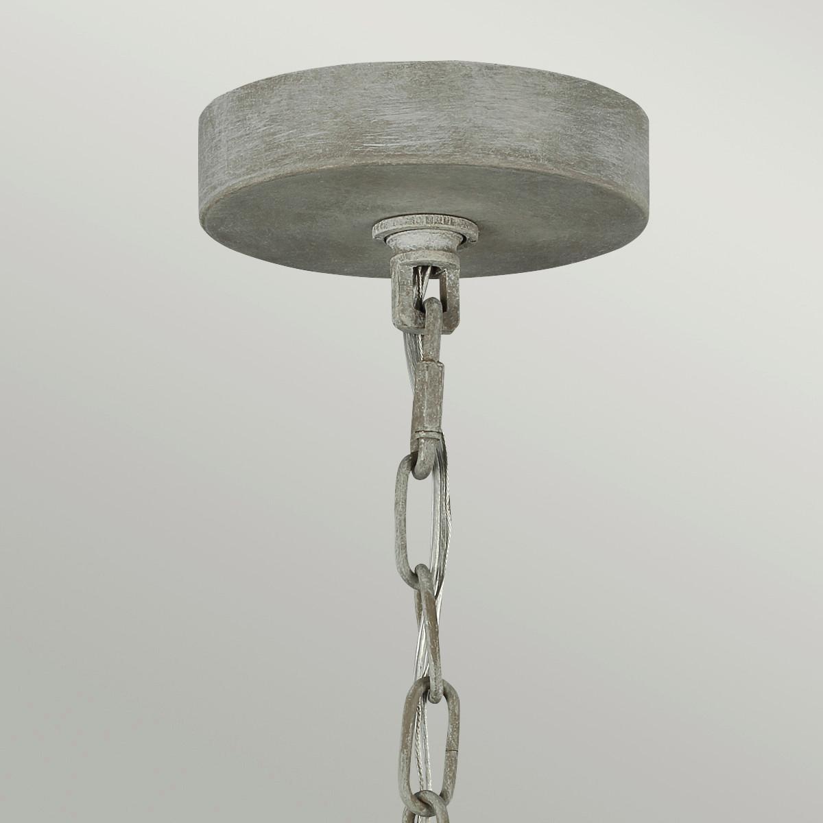 Luster Maryville Fe-Maryville6 - svijetlo siva, Konvencionalno, drvo/metal (71.1/83.9cm) - Elstead Lighting