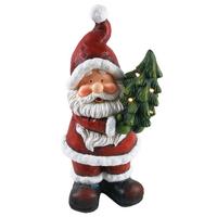 ŚWIĘTY MIKOŁAJ GW8023092-17,4 - zielony/czerwony, Lifestyle, kamień (20,7/44,2/18,8cm) - X-Mas