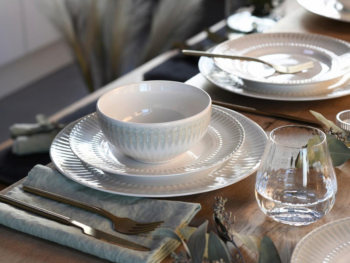 Jedilni Servis Celadon Beige, 12-Delni - krem barve/biserna, Basics, keramika - Creatable