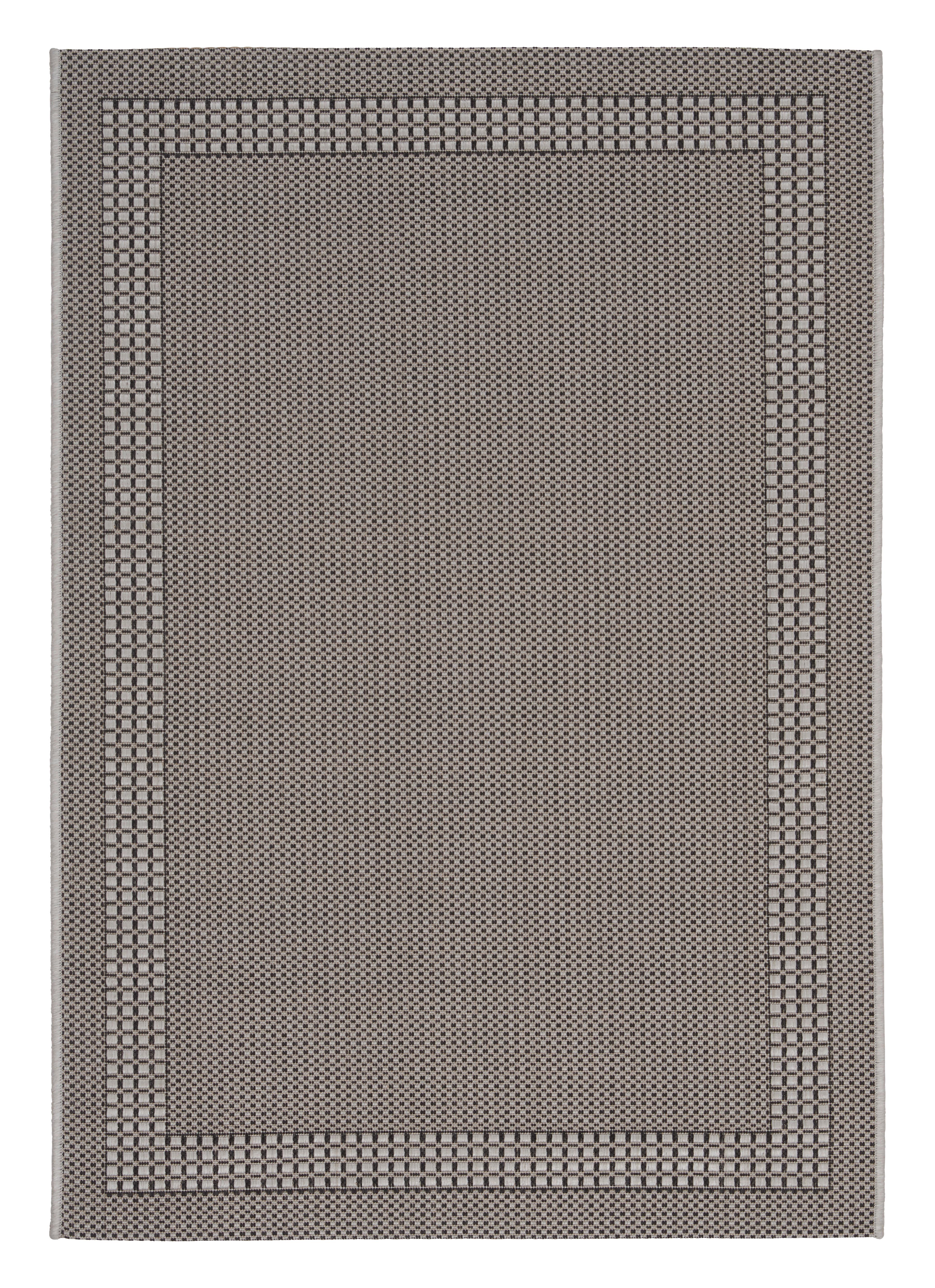 Ravno Tkana Preproga Naomi 1 -Based- - antracit, Konvencionalno, tekstil (100/150cm) - Based