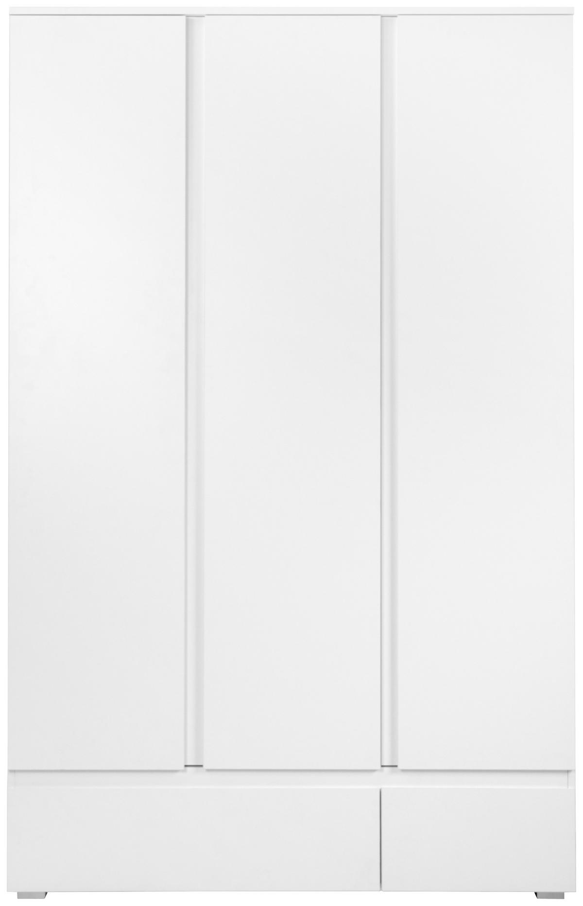 Omara Za Oblačila Image, Bela, 120 Cm - bela, Basics, leseni material (120/191/55cm) - MID.YOU
