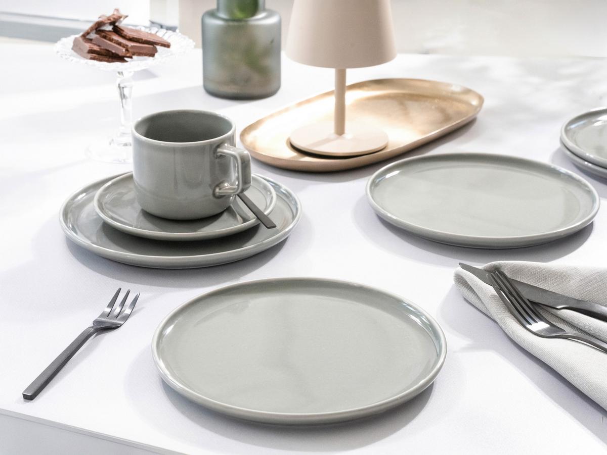 Kombinirani Servis Chef Collection, 30-Delni - svetlo siva, Basics, keramika - Creatable