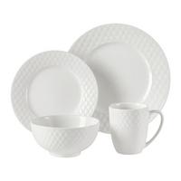 Serviciu de masă 16/1 Brunhilde - alb, Konventionell, ceramică - Modern Living