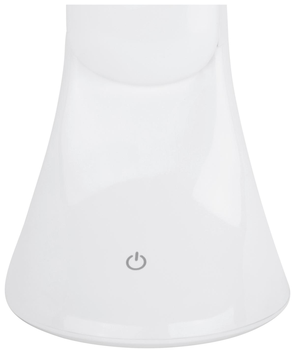 Led Íróasztali Lámpa Uff - fehér, Modern, műanyag (7,8/7,8/24,8cm) - Mömax