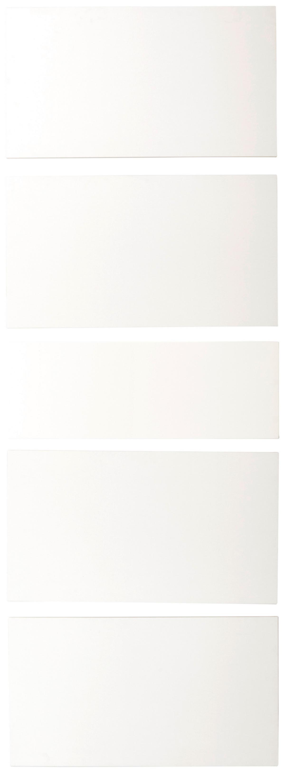 Frontpaneel Unit in Weiss - Weiss Hochglanz, Modern, Holzwerkstoff (90cm) - Based