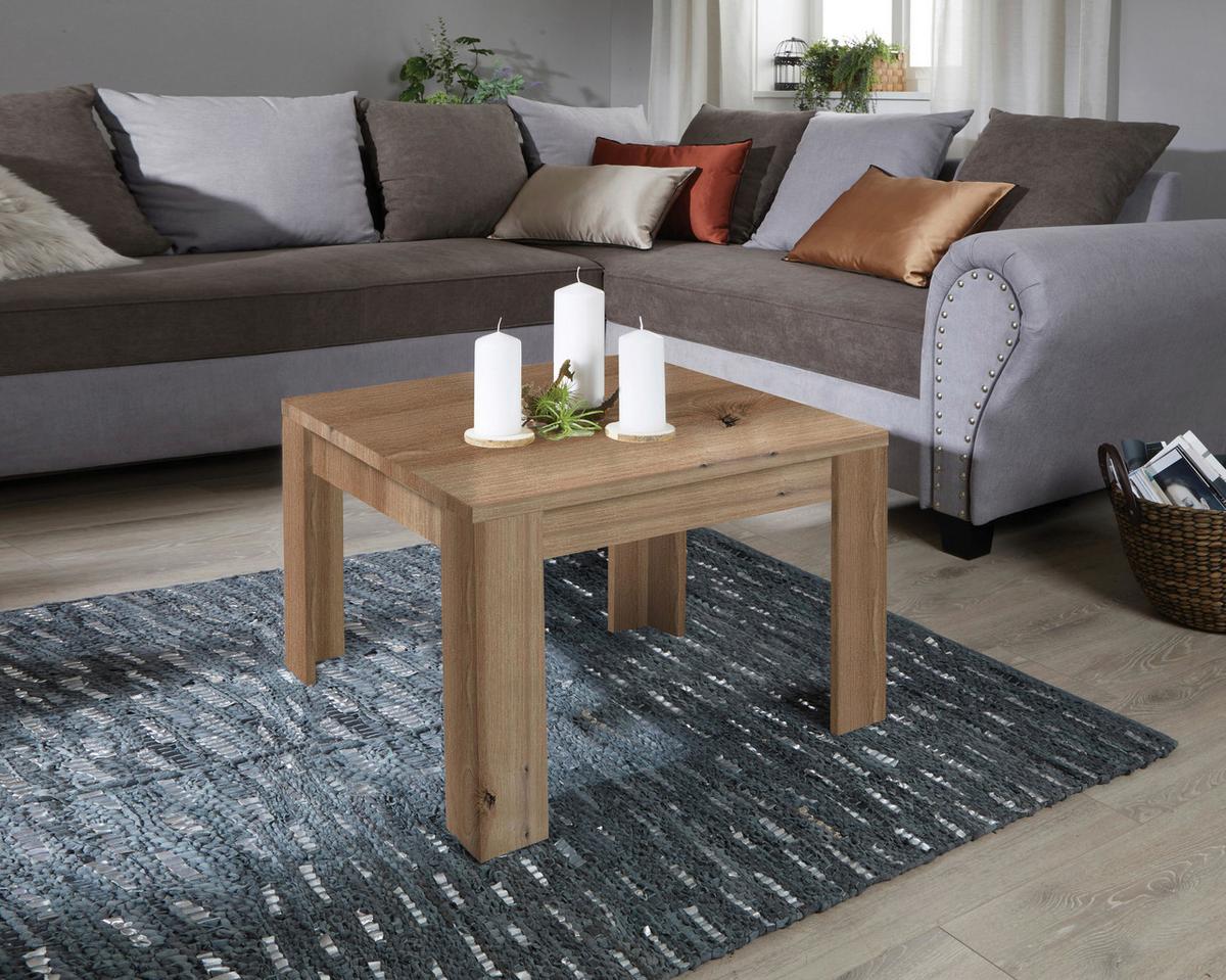 Dohányzóasztal Tölgy Színű Dalos 2 - tölgyfa színű, Konventionell, faalapú anyag (50/45,5/50cm)