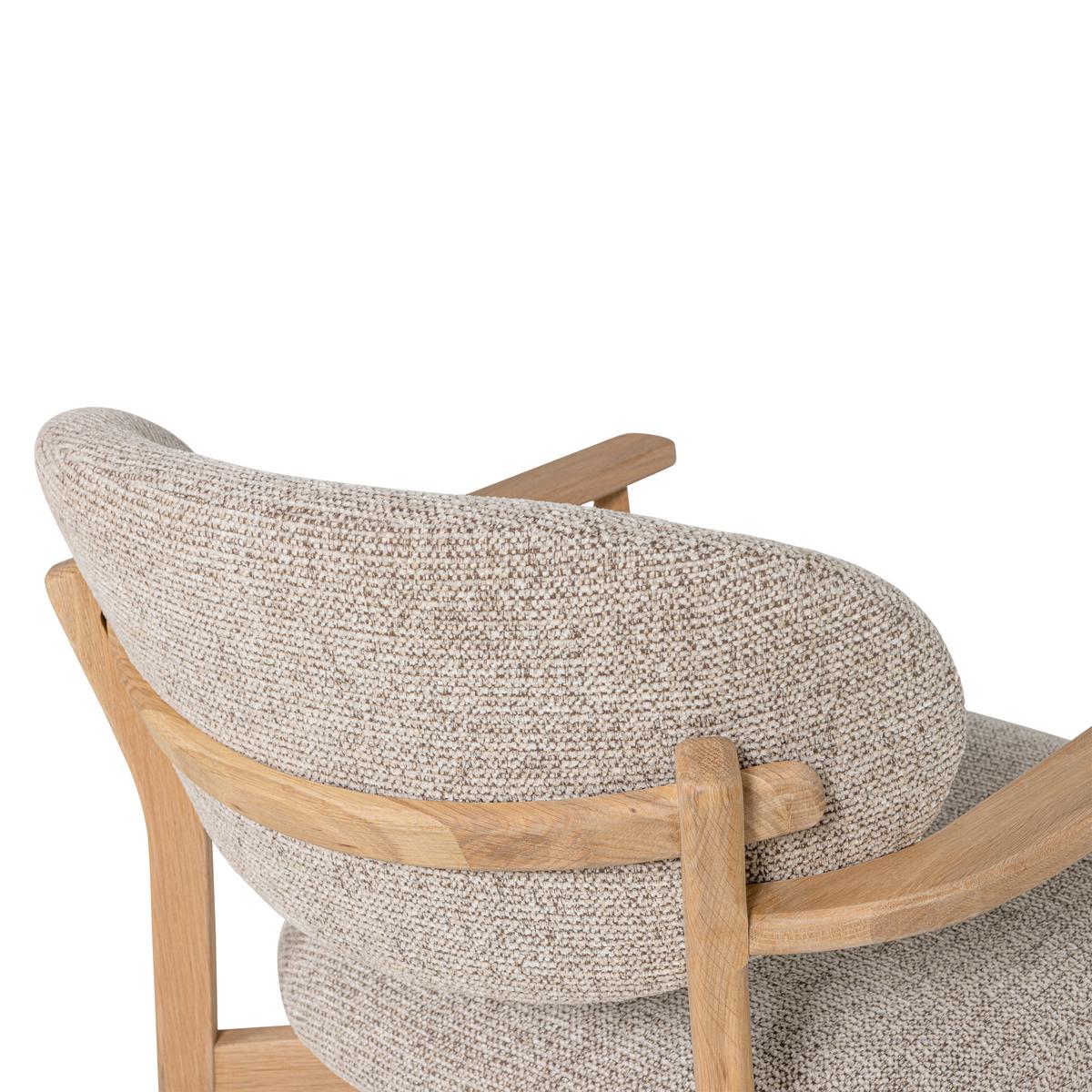 Sessel Udar Naturfarben - Naturfarben, Design, Holz/Textil (68/76/75cm) - Livetastic