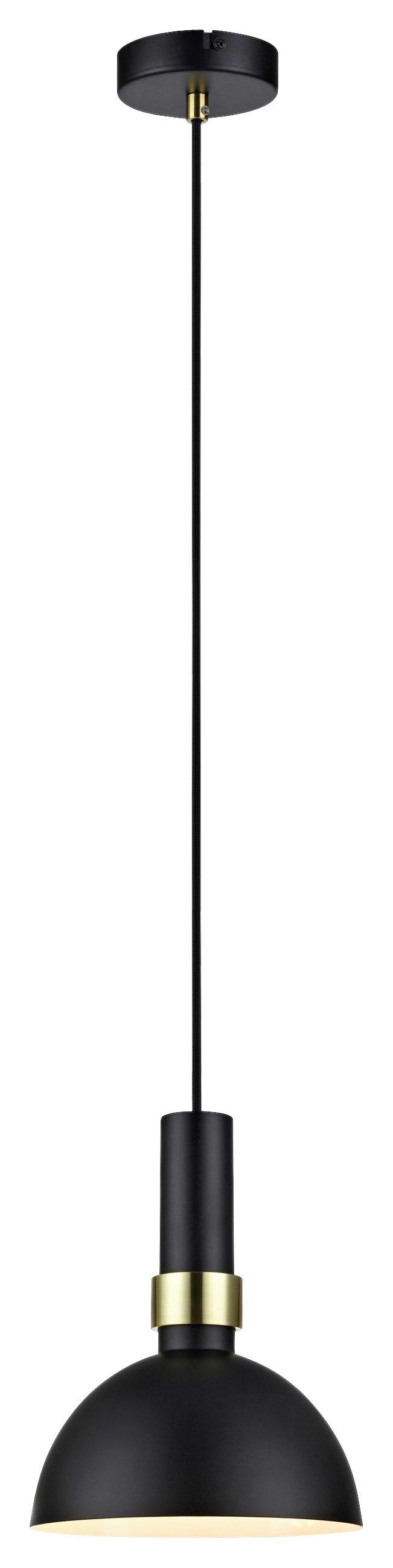 Pendelleuchte Larry Schwarz max. 60 Watt - Schwarz, Basics, Metall (19/19/24cm) - Markslöjd