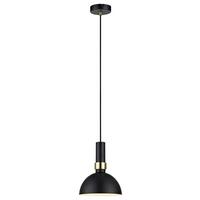 Pendelleuchte Larry Schwarz max. 60 Watt - Schwarz, Basics, Metall (19/19/24cm) - Markslöjd