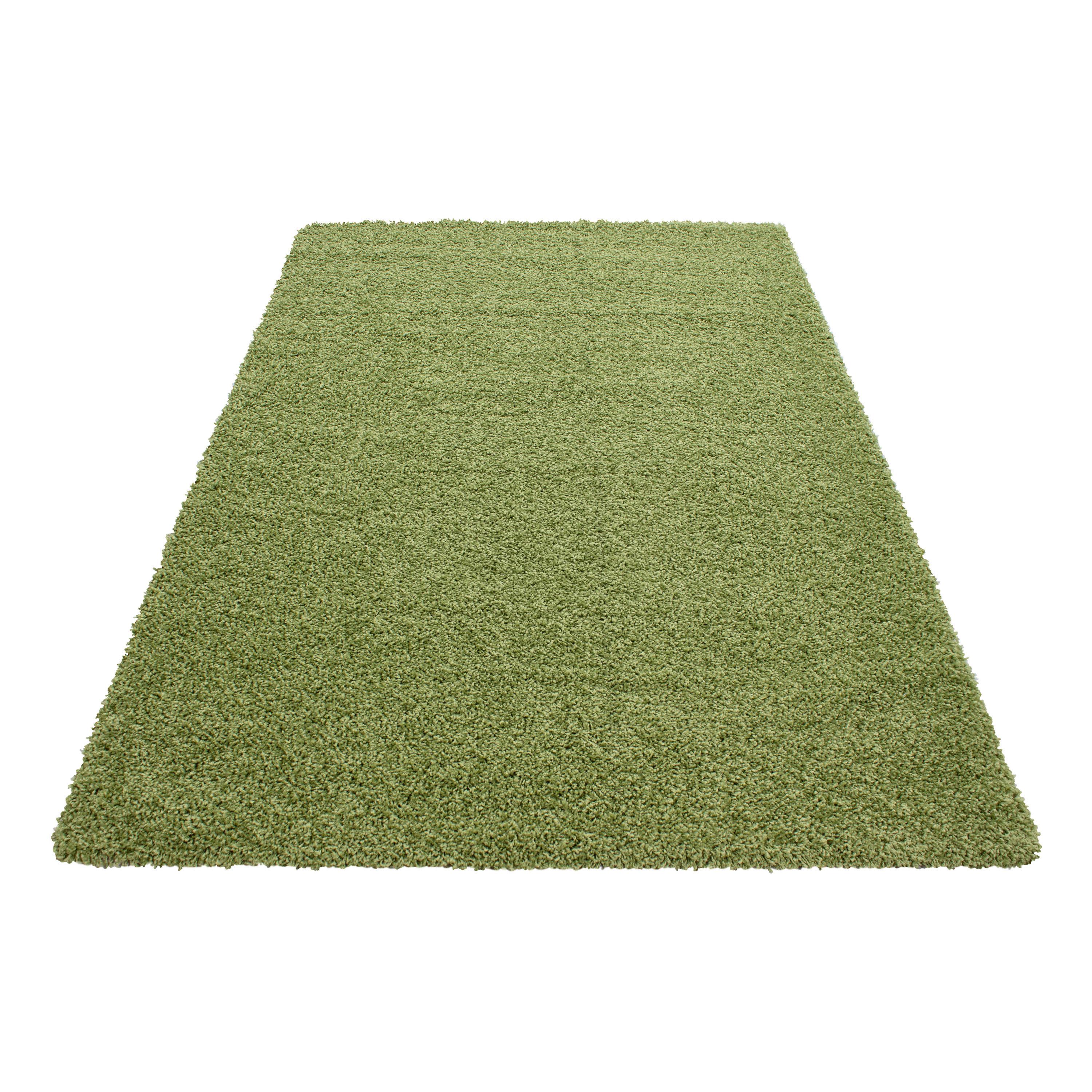 Hochflorteppich Life Green Grün ca. 120x170cm - Grün, KONVENTIONELL, Textil (120/170cm) - Novel