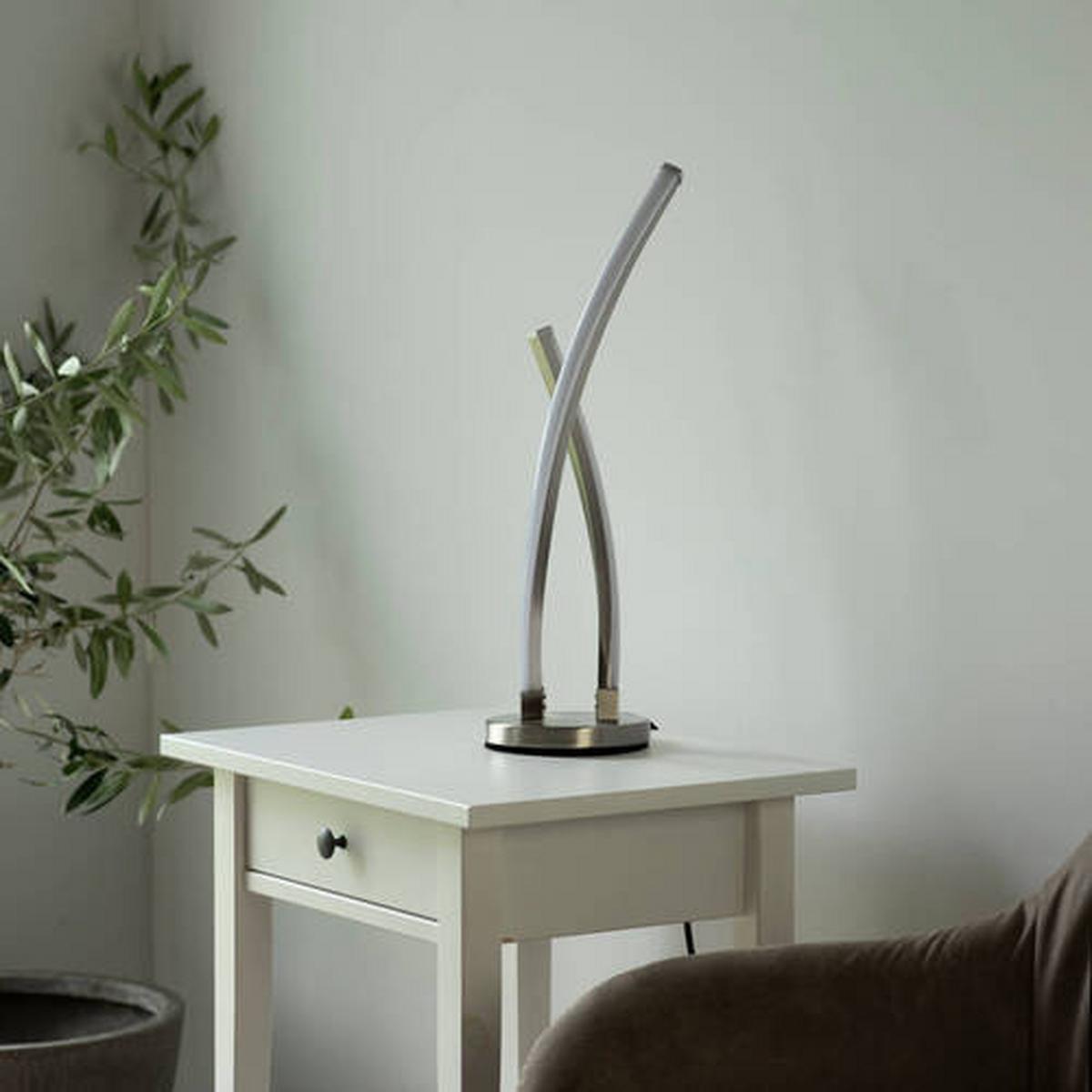 LED-Tischleuchte Lolasmart-Swing max. 11 Watt - Design, Kunststoff/Metall (13/13/48,5cm)