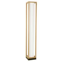 Stehleuchte 390103 Granados - Weiss/Schwarz, Natur, Holz/Textil (20/20/140cm) - Eglo