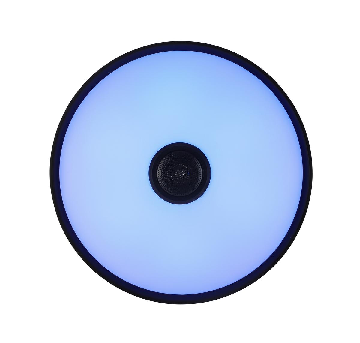 LED Smart Mennyezeti Lámpa Mirsada - fekete/fehér, műanyag/fém (40/9cm) - Premium Living
