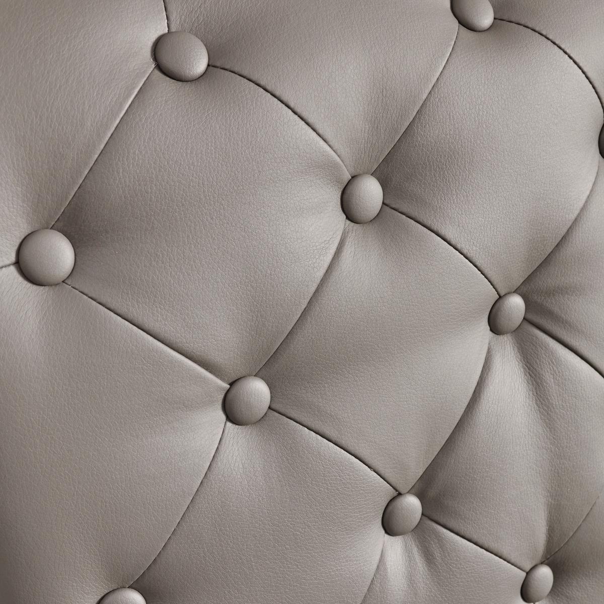 KRZESŁO IVIE - czarny/taupe, Modern, metal/drewno (43/86/62cm) - Bessagi Home