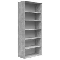 Regal Multistauraum Betonoptik - Anthrazit/Grau, MODERN, Holzwerkstoff/Kunststoff (80/195/40cm) - Mömax