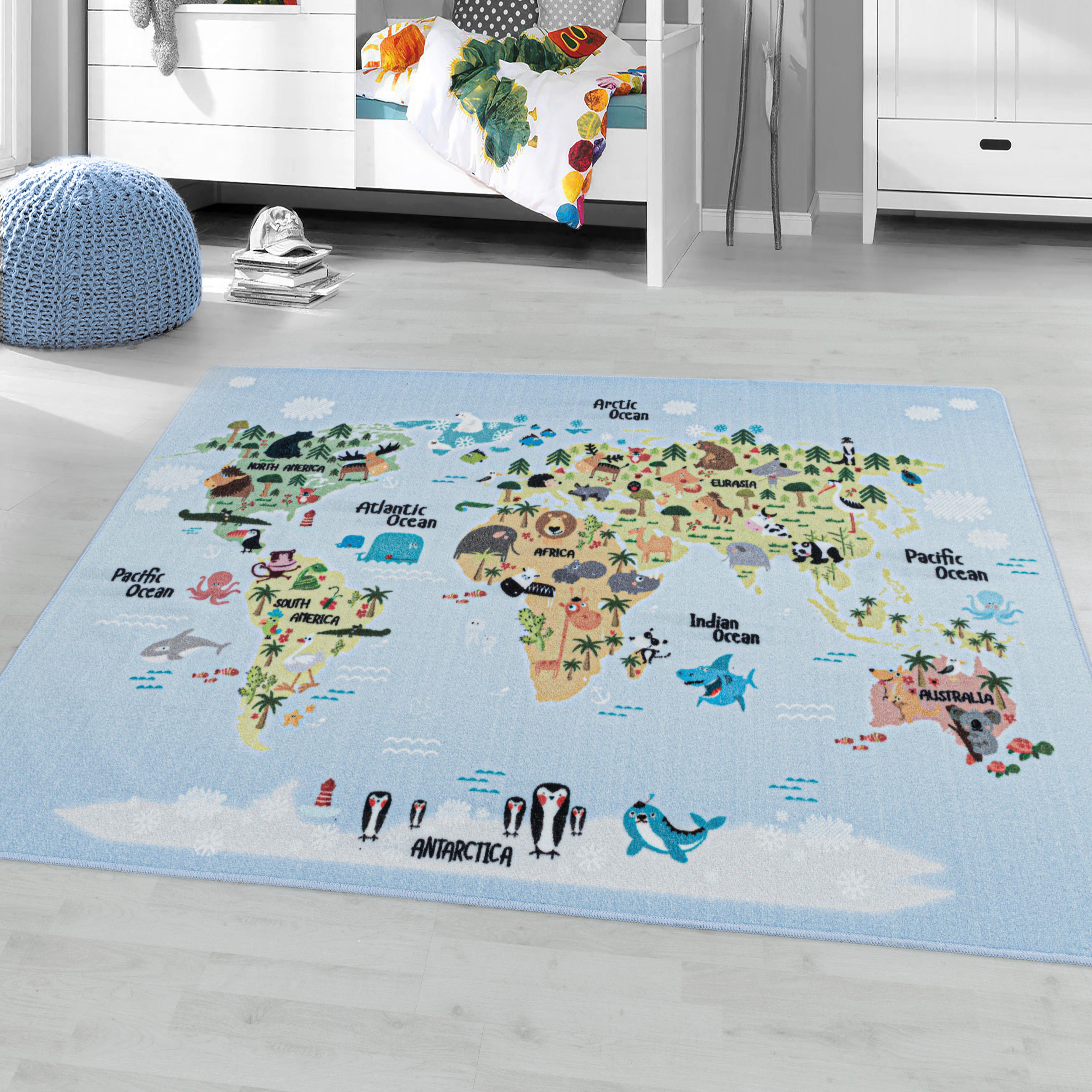 Kinderteppich Play 2917 Multicolor ca. 100x150cm - Multicolor, Basics, Textil (100/150cm)
