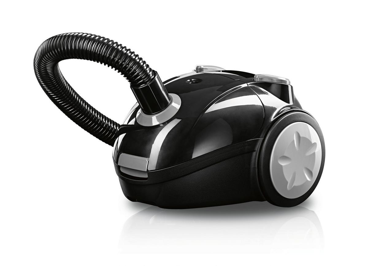 Bodenstaubsauger Cleanmaxx Schwarz max. 800 Watt - Schwarz, Basics, Kunststoff (33/25/20cm)